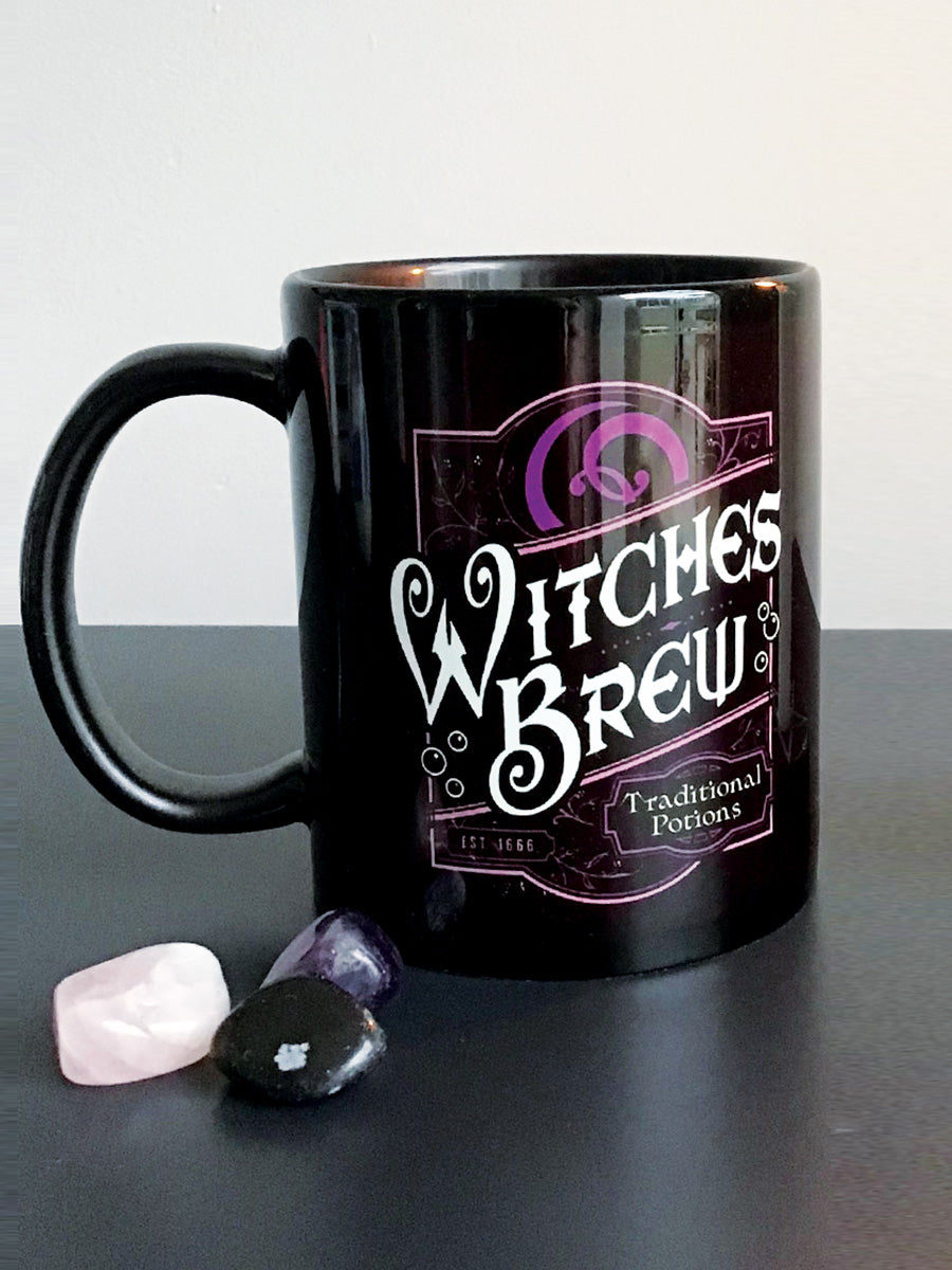 Witches Brew Traditional Potions Black Mug