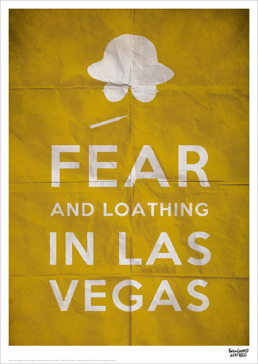 Fear And Loathing In Las Vegas Text Limited Edition Numbered Print