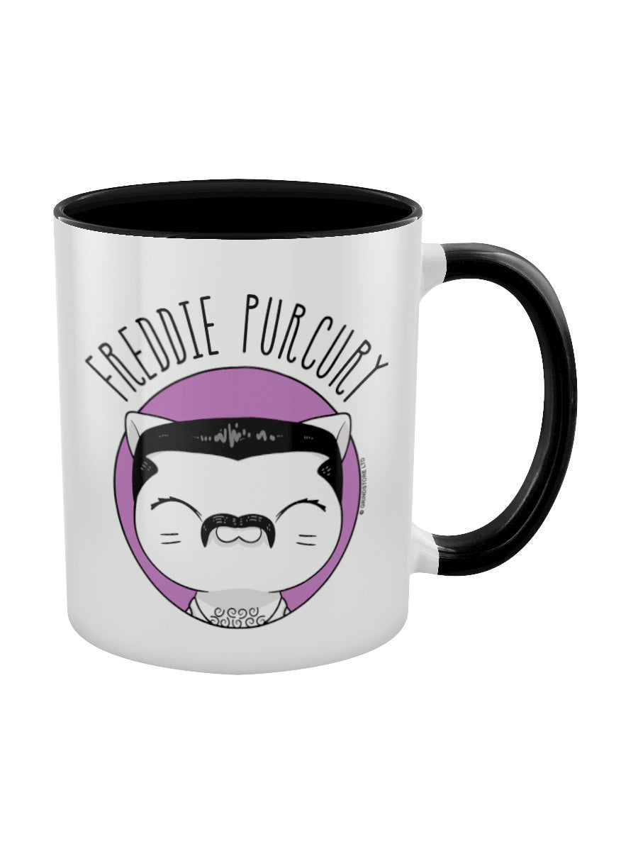 Freddie Purcury Black Inner 2-Tone Mug