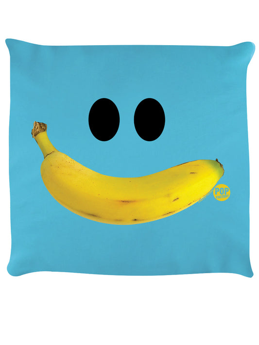 Pop Factory Banana Smile Sky Blue Cushion