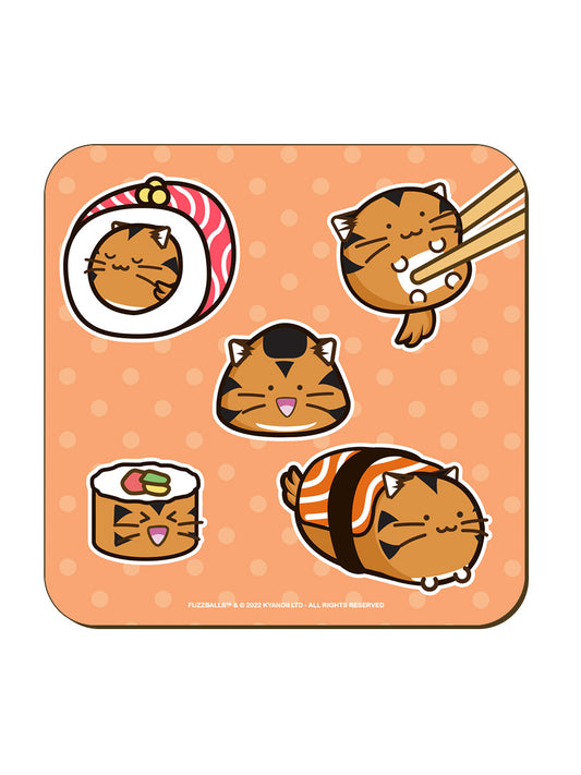 Fuzzballs Tiger Sushi Coaster