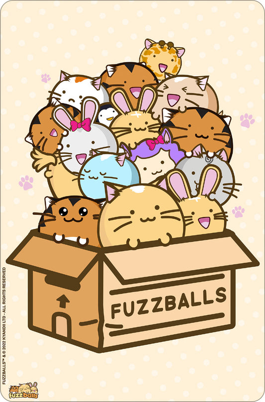 Fuzzballs Box Of Fuzzballs Greet Tin Card