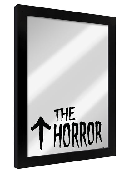 The Horror Large Framed Mirrored Tin Sign