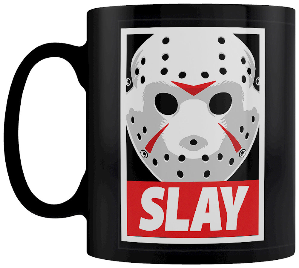 Slay Horror Mask Black Mug