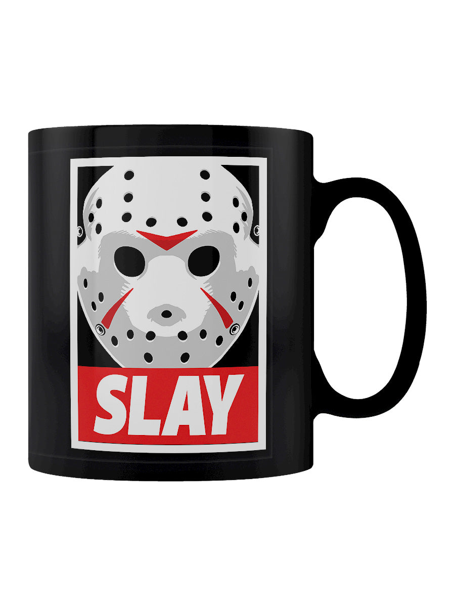 Slay Horror Mask Black Mug