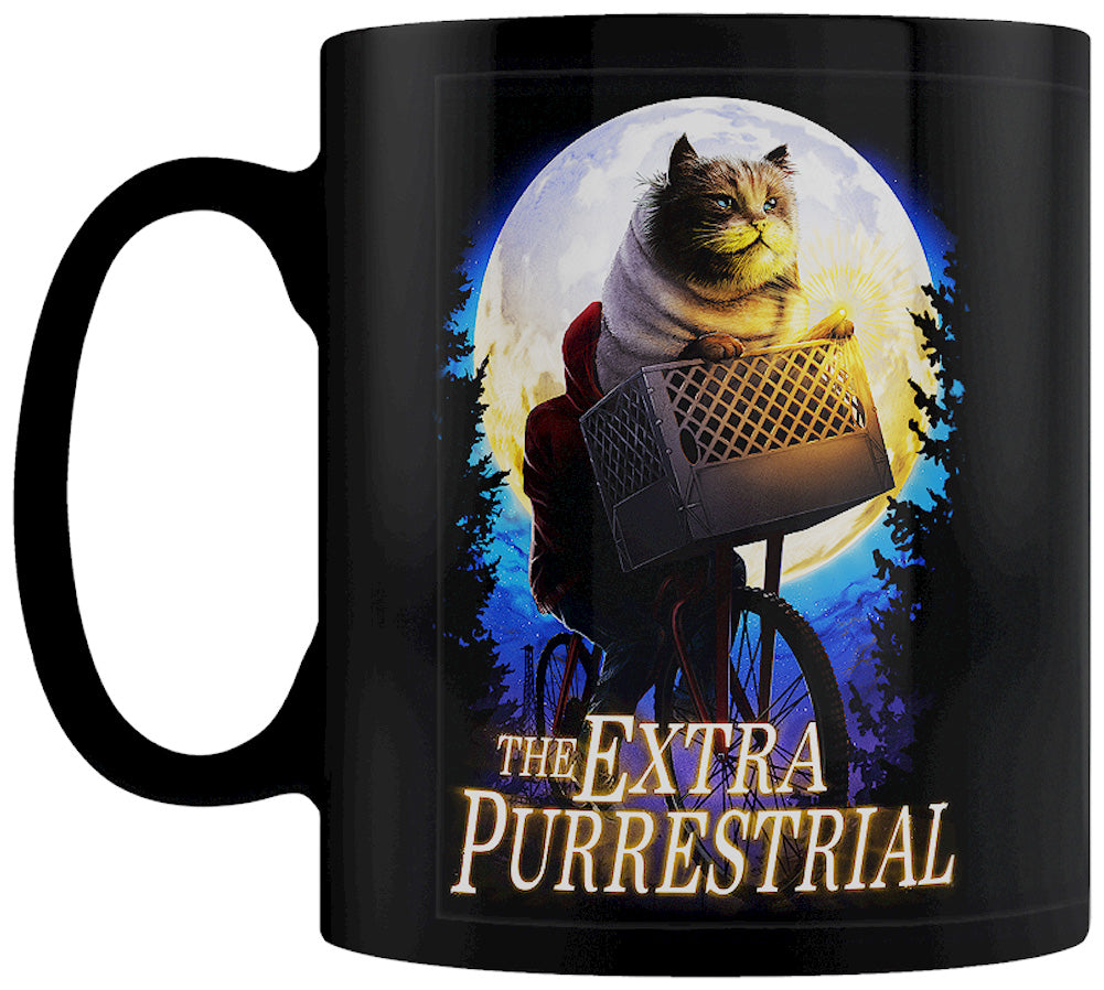 Horror Cats The Extra Purrestrial Black Mug