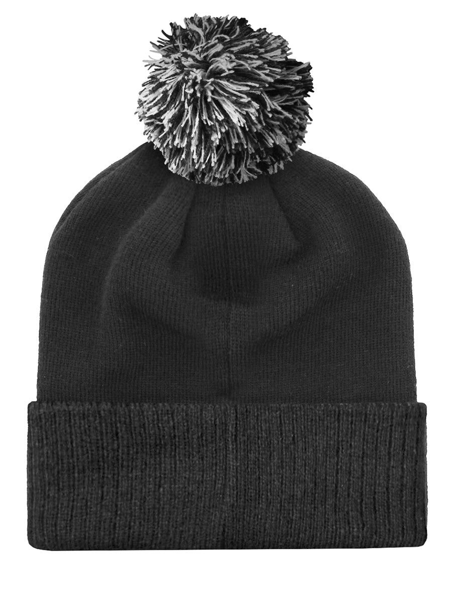 I Woke Up Like This Graphite Grey Bobble Beanie