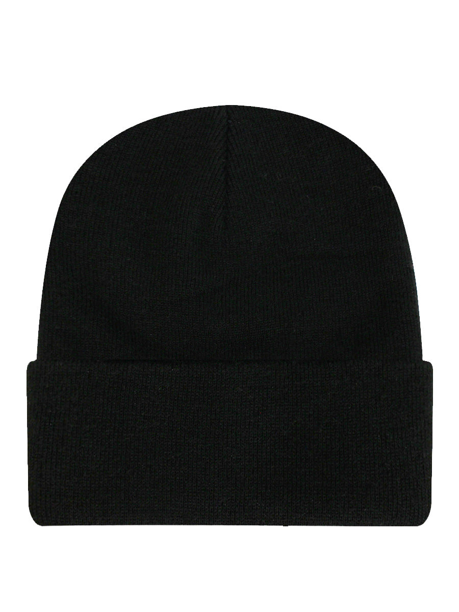 Memento Mori Skull Black Beanie