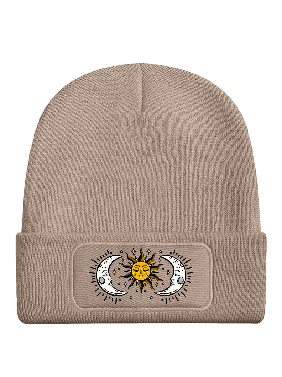 Moon & Sunshine Cream Beanie