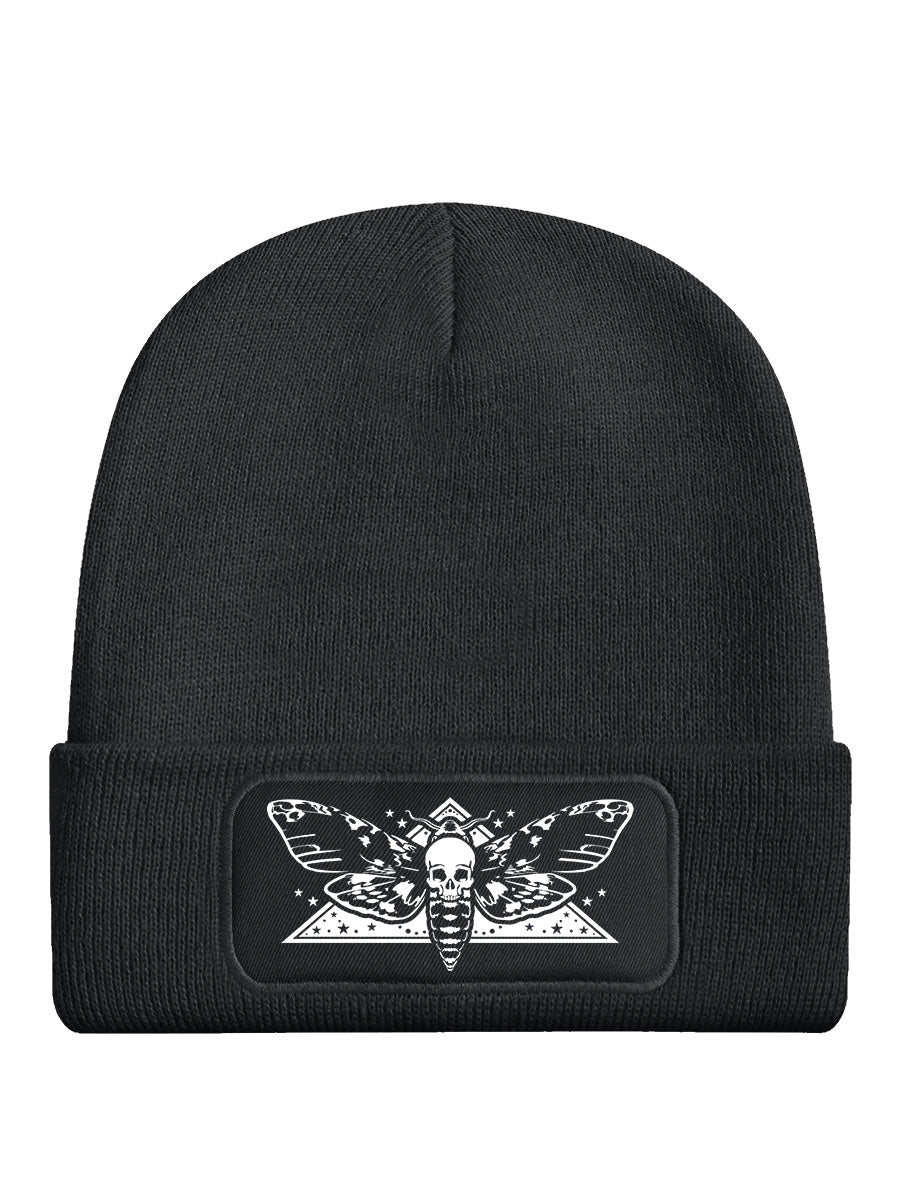 Death Head Moth Graphite Grey Beanie