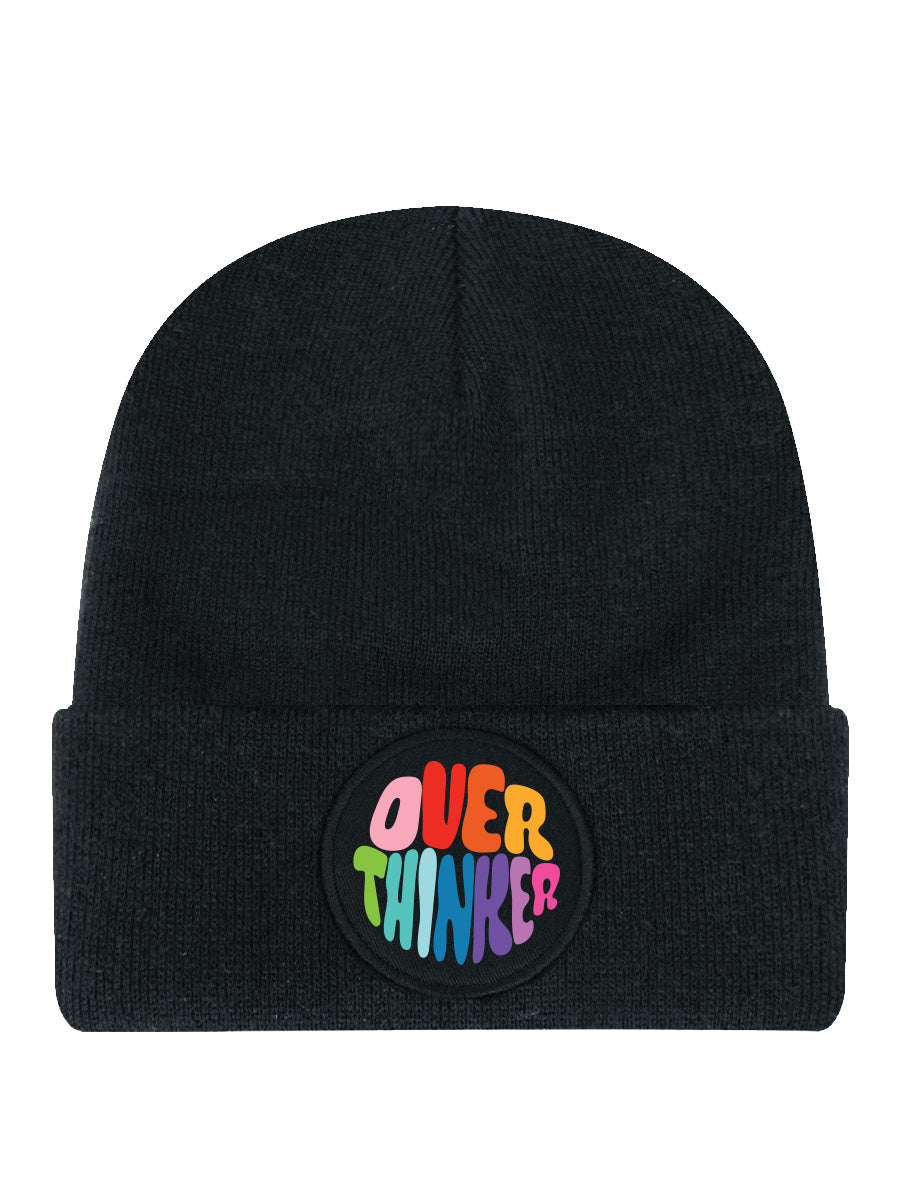 Over Thinker Navy Blue Beanie