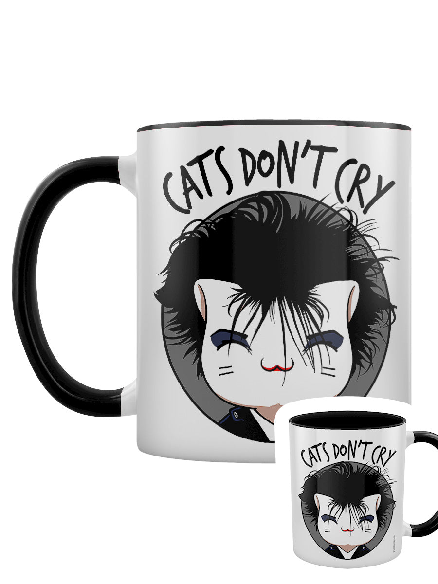 VIPets Cats Don't Cry Black Inner 2-Tone Mug