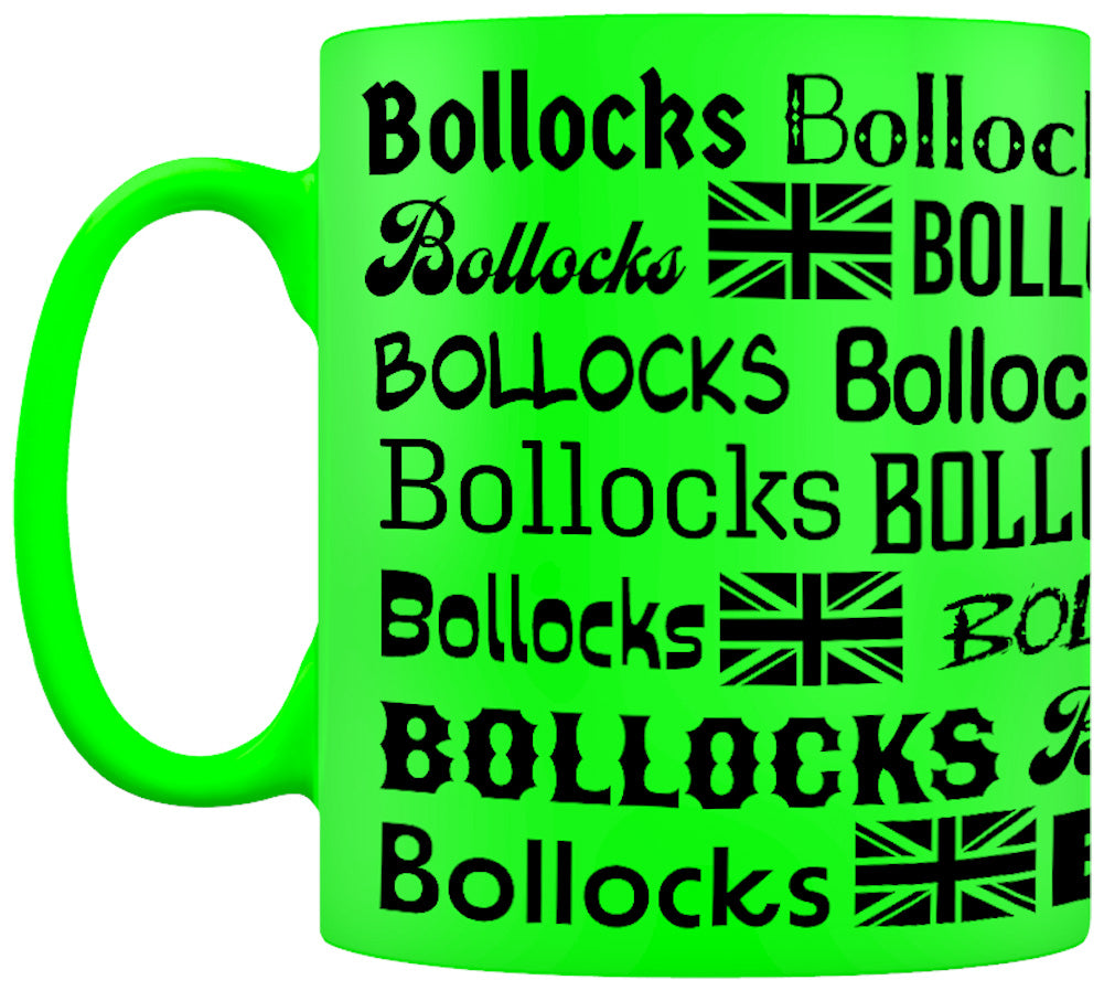 Bollocks! Green Neon Mug