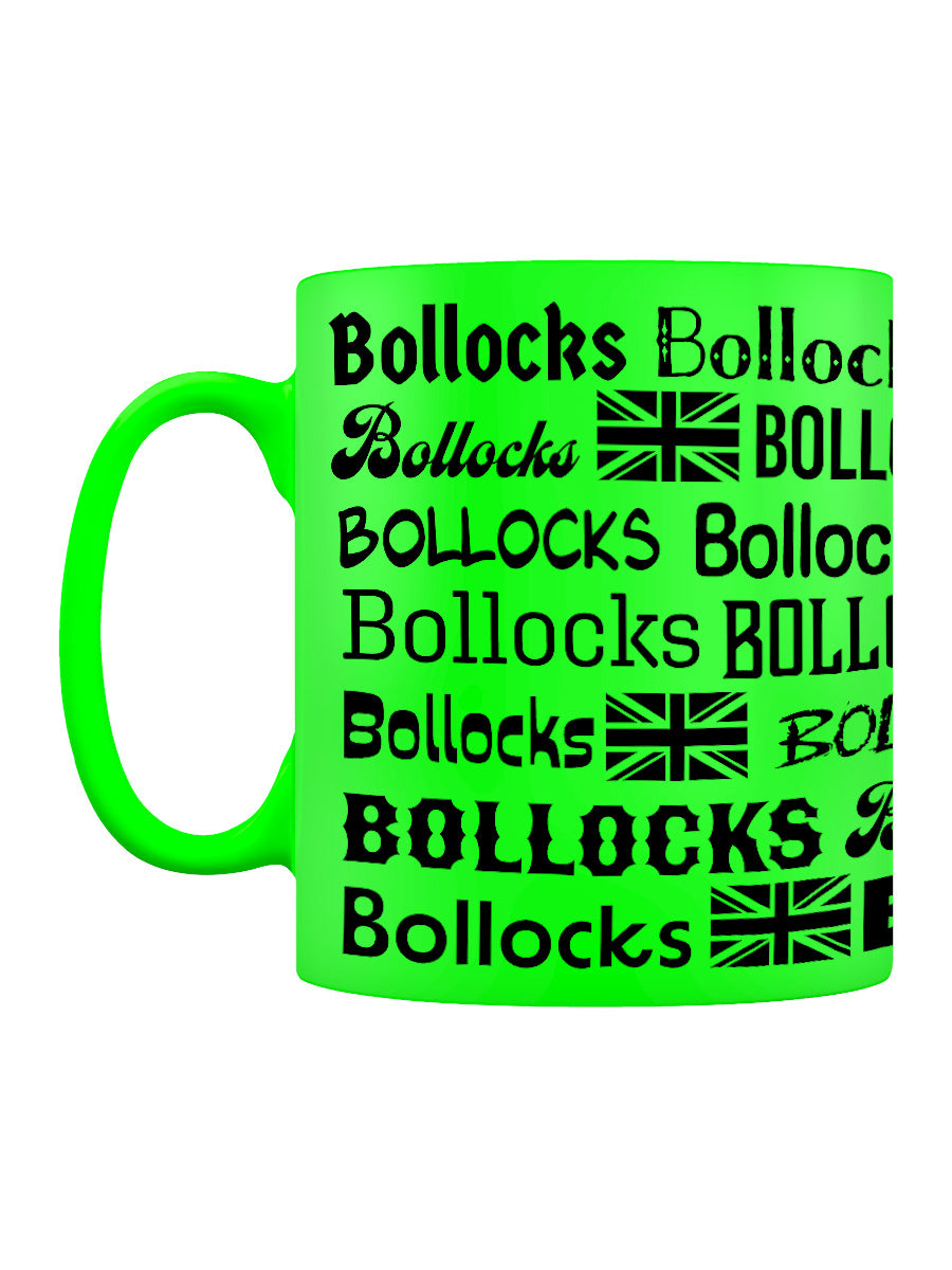 Bollocks! Green Neon Mug