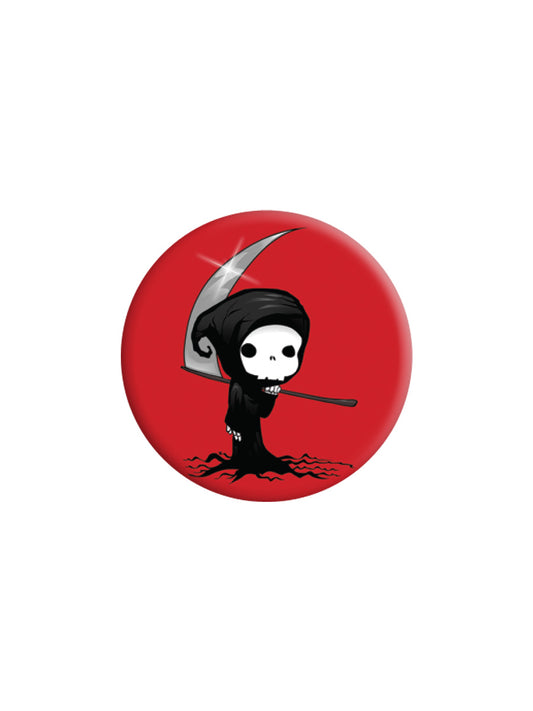Cute Grim Reaper Badge