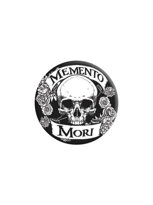 Memento Mori Skull Badge