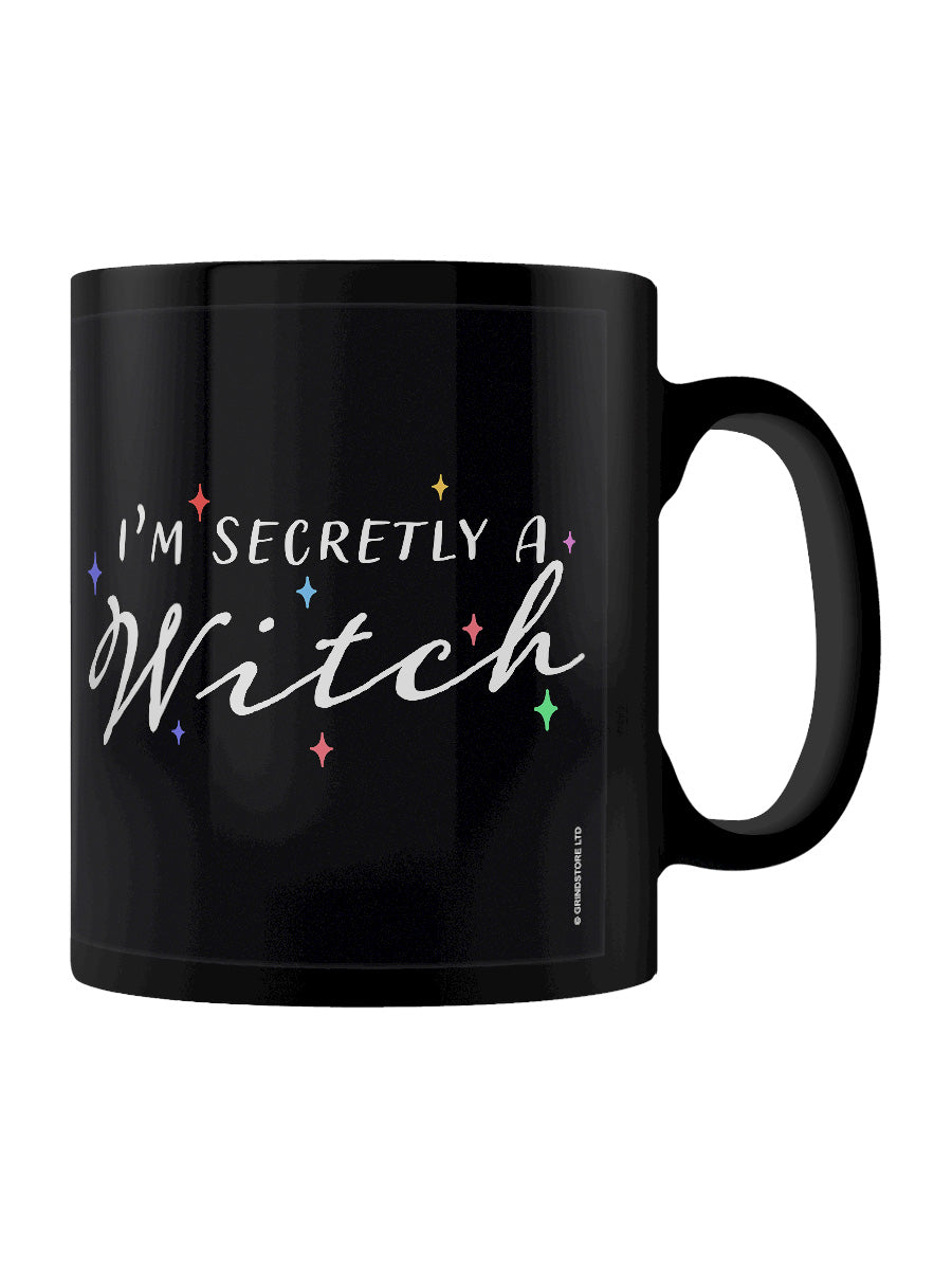 I'm Secretly A Witch Black Mug
