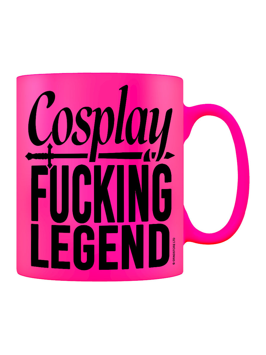 Cosplay Fucking Legend Pink Neon Mug