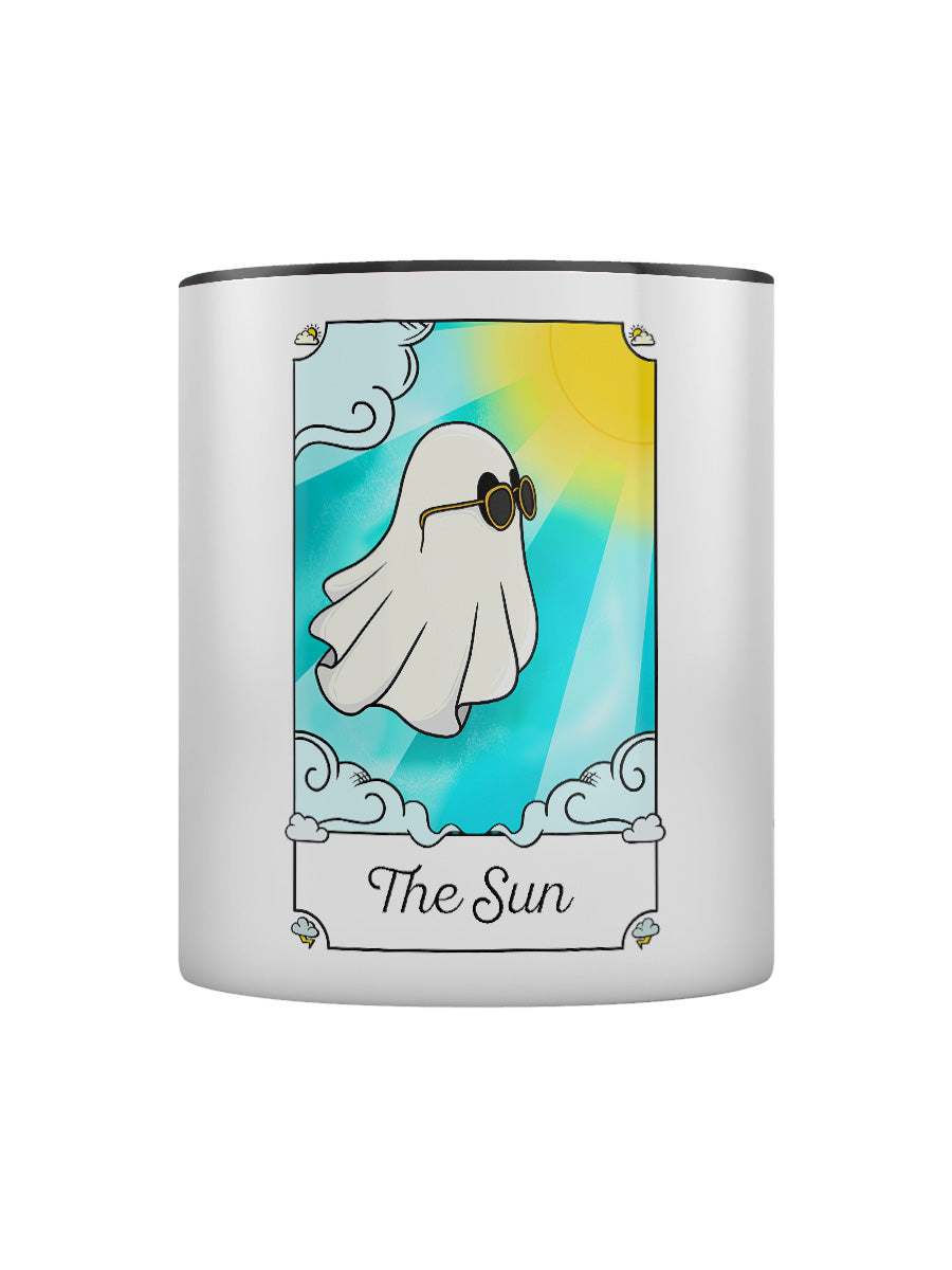 Galaxy Ghouls Tarot - The Sun, The Moon & The Star Black Inner 2-Tone Mug