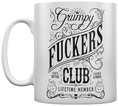 Grumpy Fuckers Club White Mug