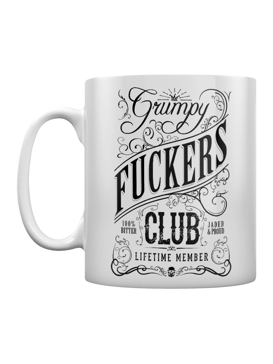 Grumpy Fuckers Club White Mug