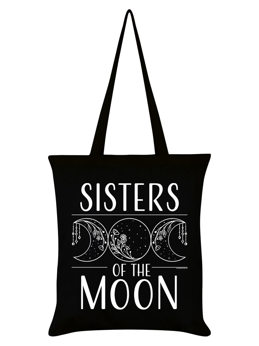 Sisters of The Moon Black Tote Bag