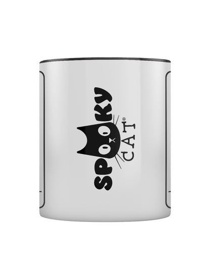 Spooky Cat Tarot - The Sun Black Inner 2-Tone Mug