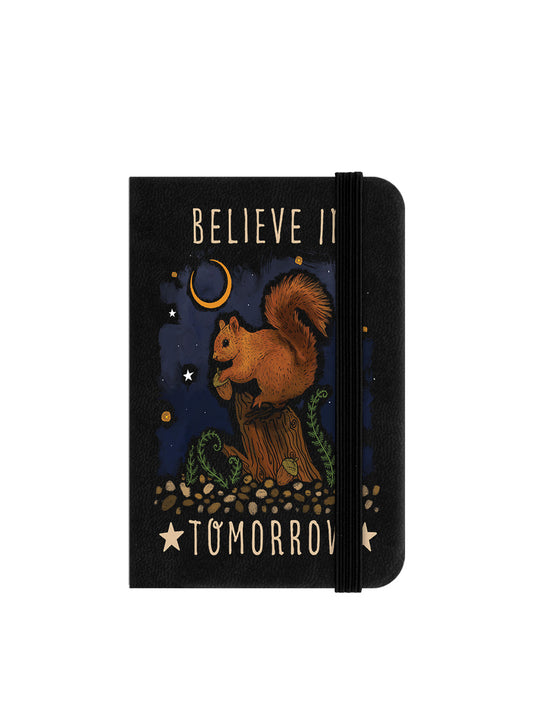 Faith Believe In Tomorrow Mini Black Notebook