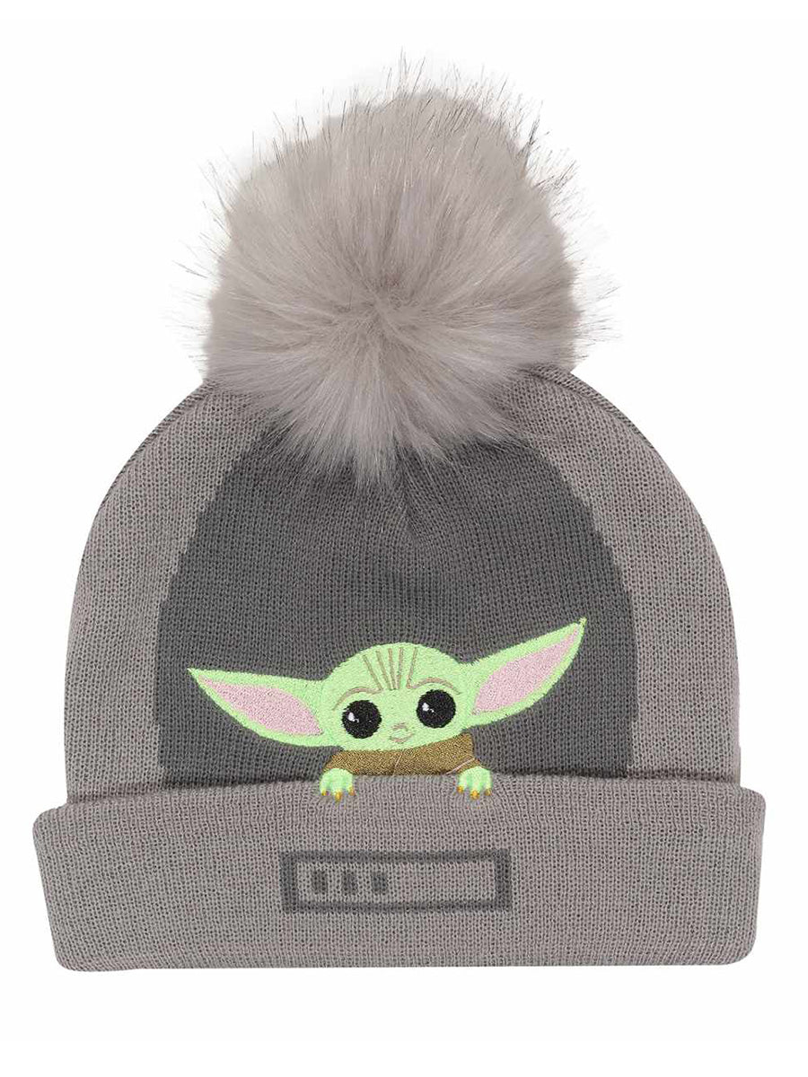 Star Wars The Mandalorian Grogu In The Crib Beanie