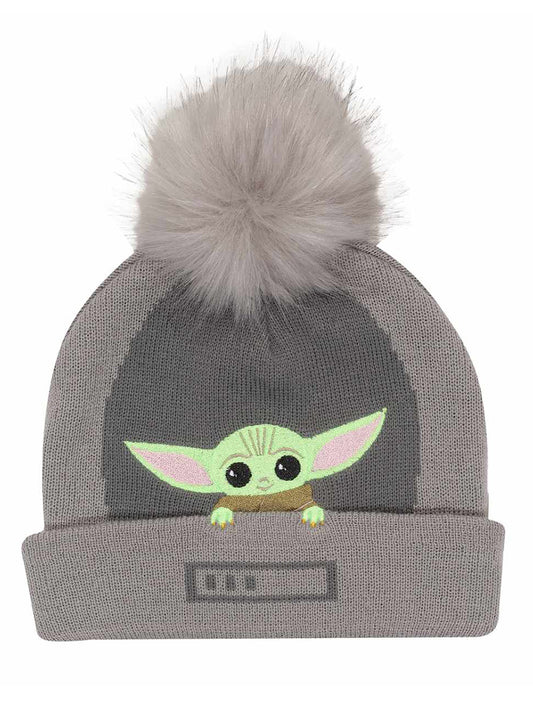 Star Wars The Mandalorian Grogu In The Crib Beanie