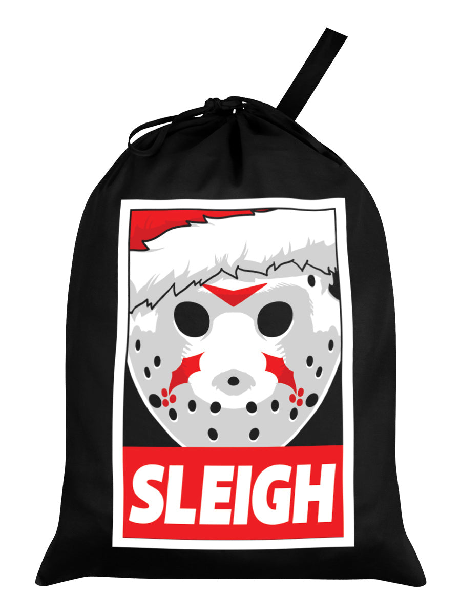 Horror Sleigh Black Santa Sack