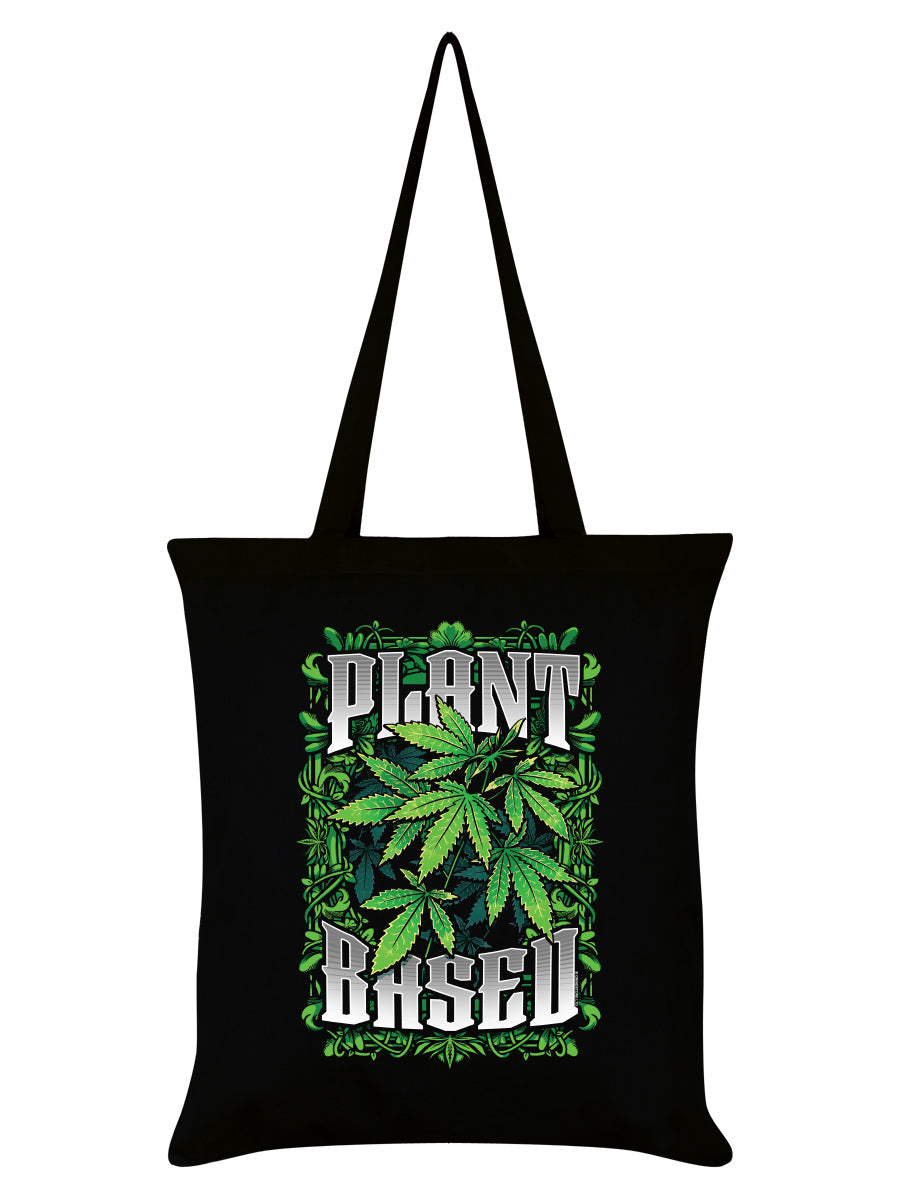 Plant Based Black Tote Bag
