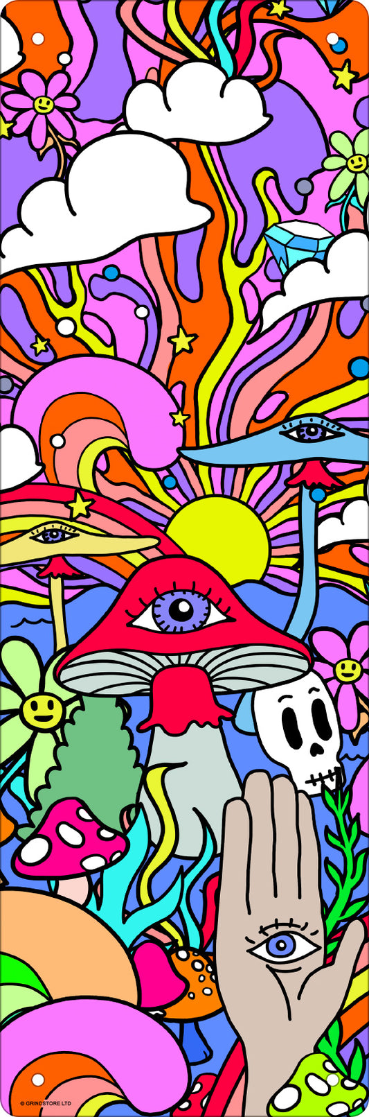 Trippy Dippy Slim Tin Sign