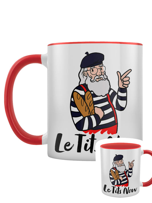 Le Tits Now Red Inner 2-Tone Mug