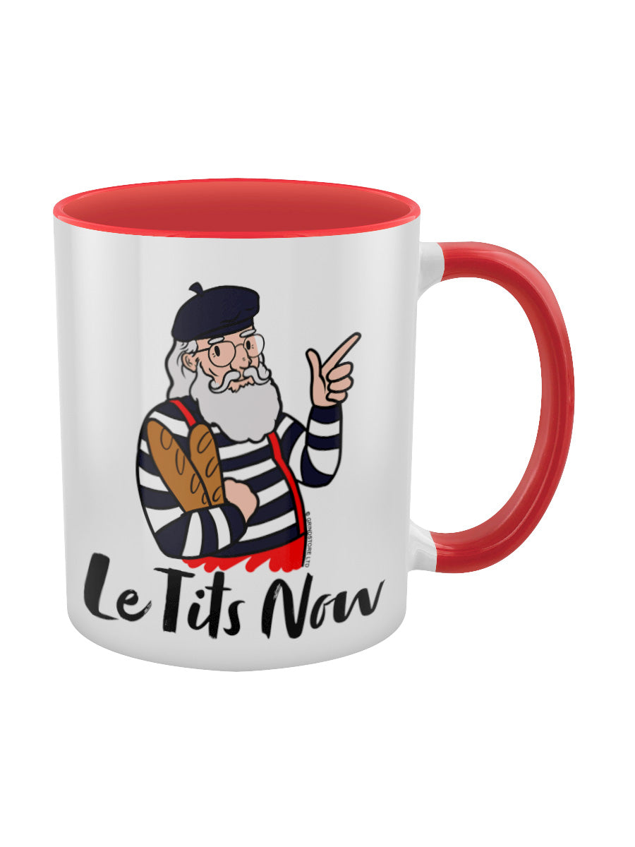 Le Tits Now Red Inner 2-Tone Mug