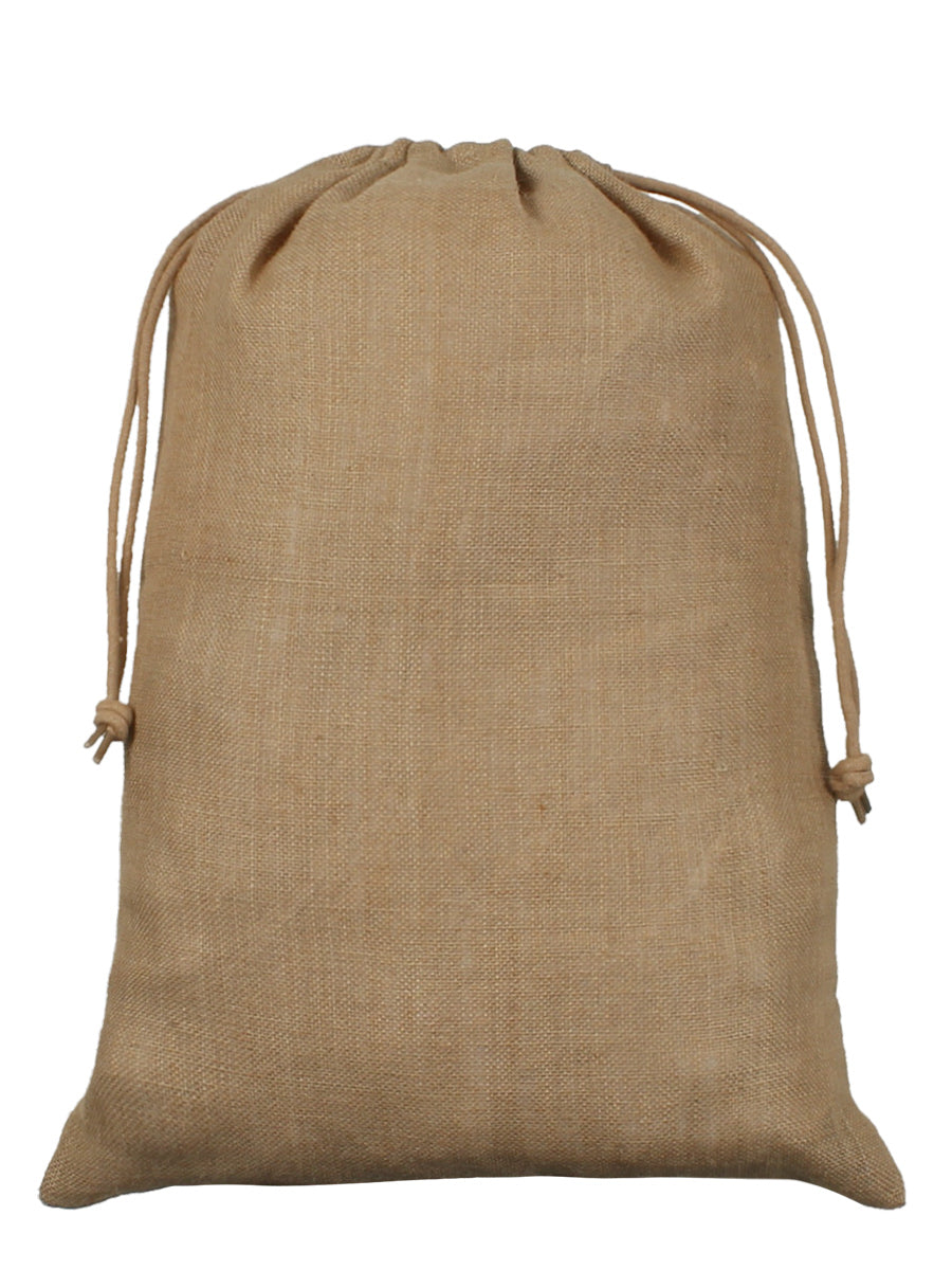 Deck The Halls And Not Your Family Hessian Santa Sack