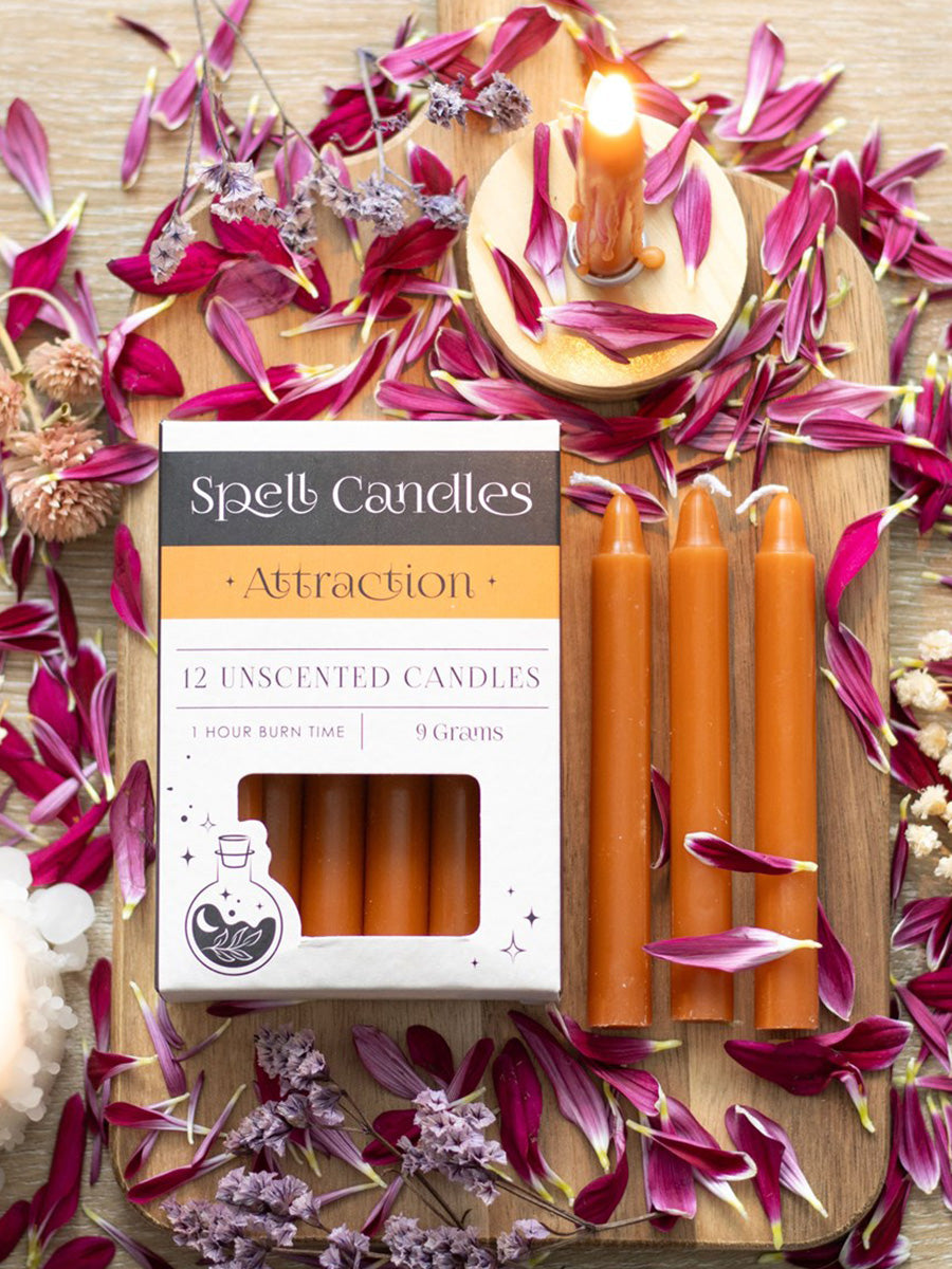 Pack of 12 Attraction Spell Candles