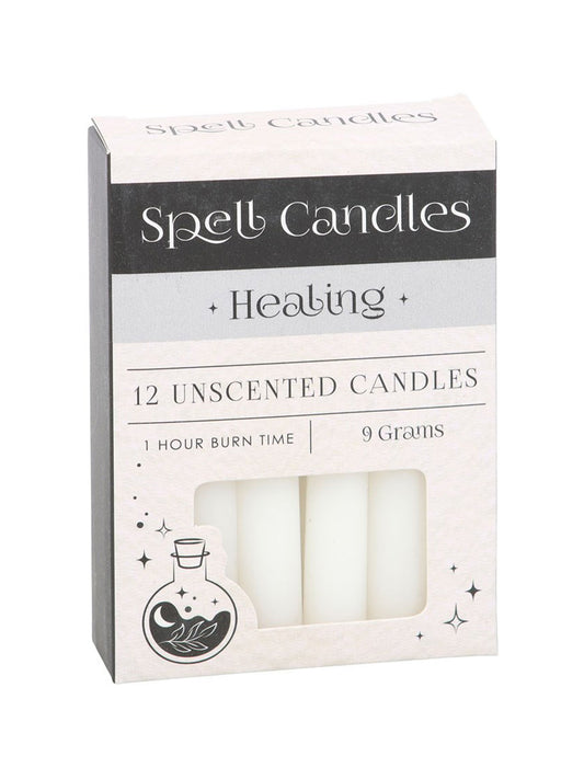 Pack of 12 Healing Spell Candles