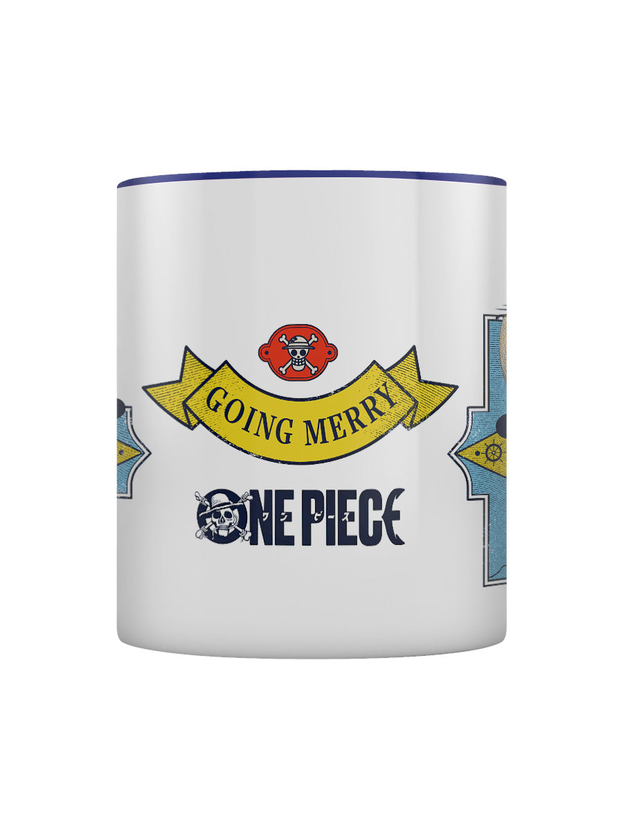 One Piece Live Action (The Going Merry) Blue Coloured Inner Mug