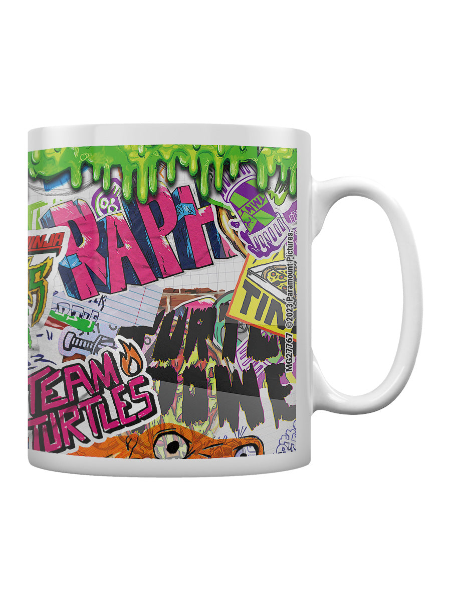 Teenage Mutant Ninja Turtles: Mutant Mayhem (Sticker Bomb) White Mug