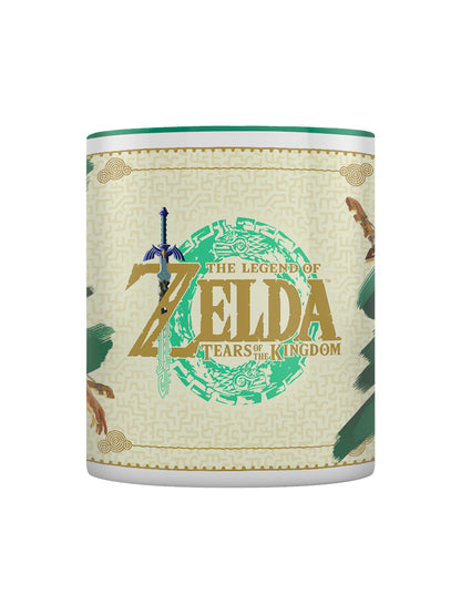 The Legend Of Zelda: Tears Of The Kingdom (Link Unleashed) Green Coloured Inner Pod Mug
