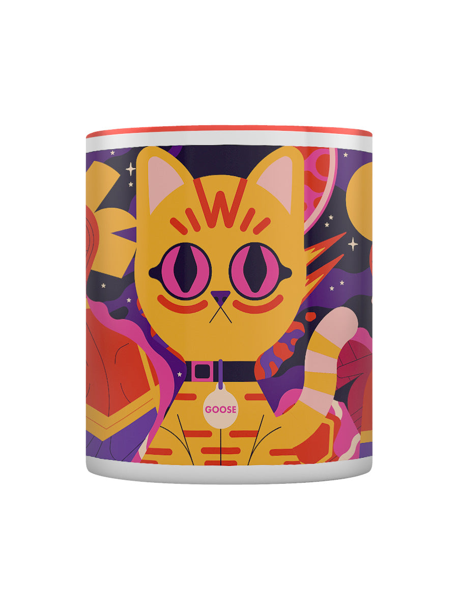 Disney 100 (Marvel - Captain Marvel) Red Coloured Inner Mug