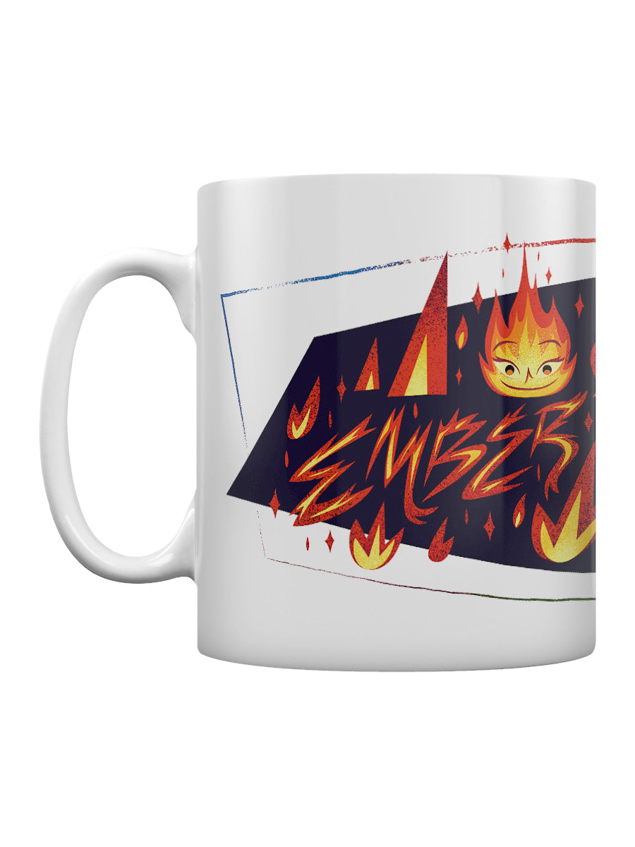 Elemental (Ember & Wade) White Mug