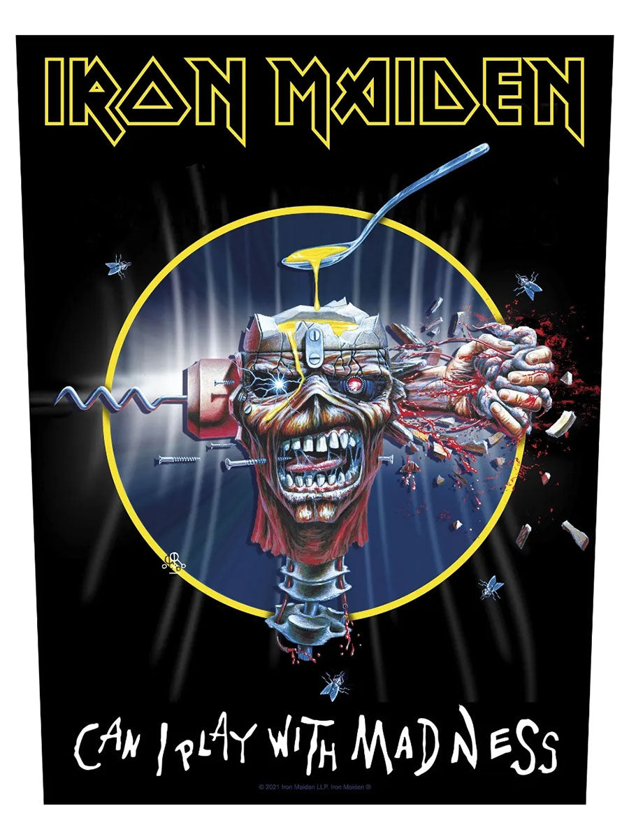 Iron Maiden Can I Play With Madness Back Patch