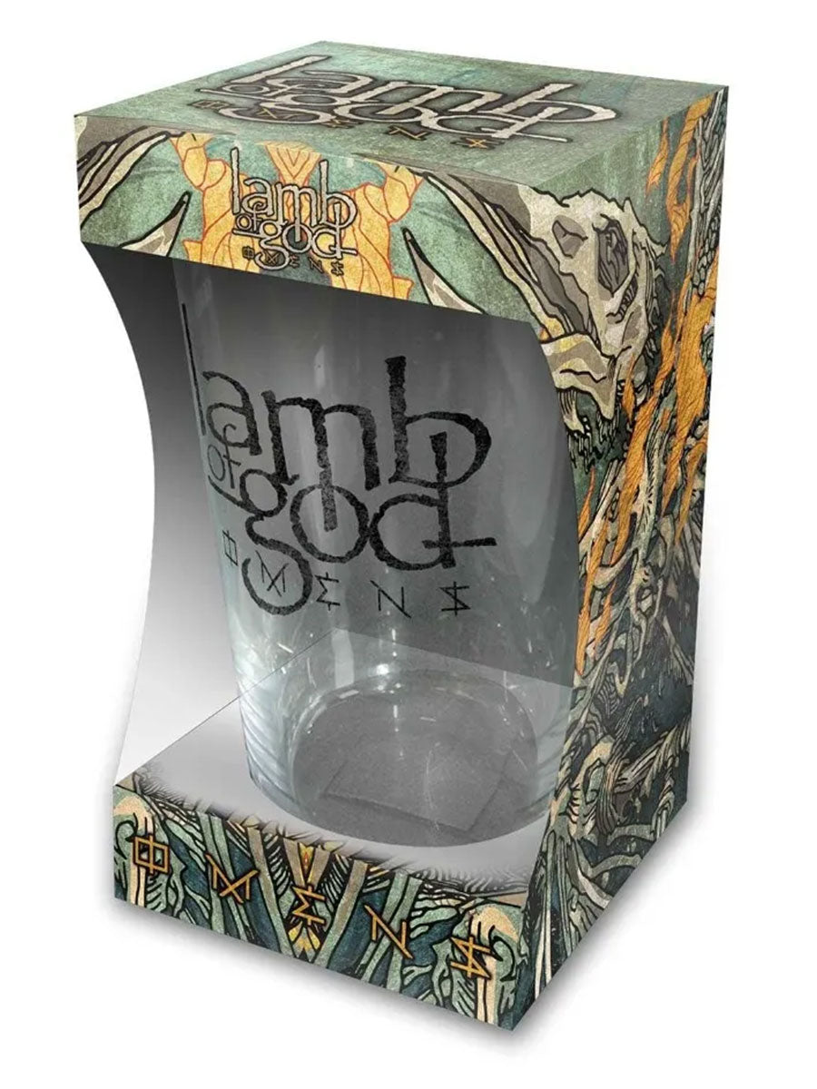 Lamb of God Omens Drinking Glass