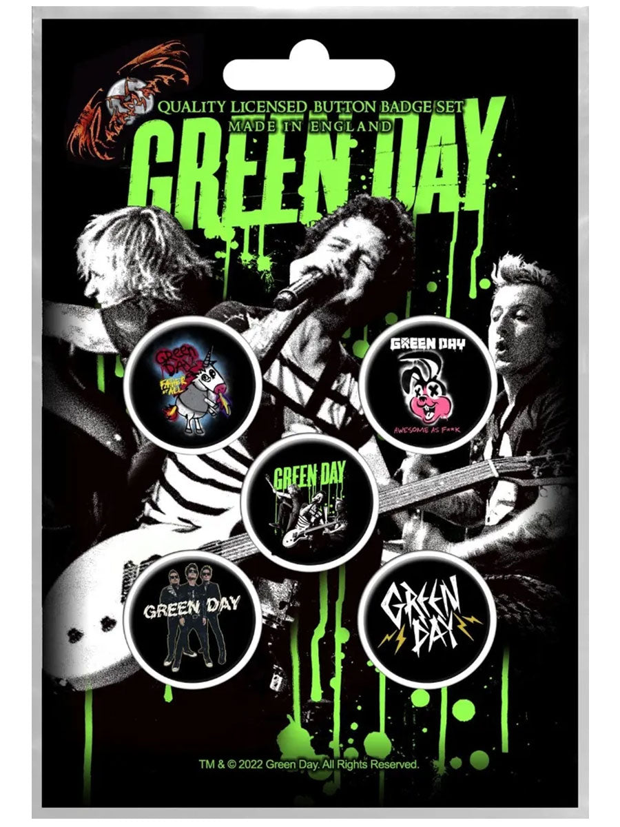 Green Day Revolution Badge Pack