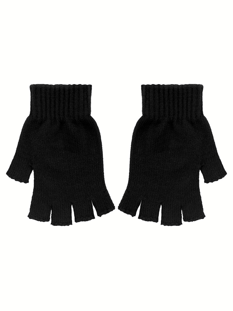 Misfits Logo & Fiend Fingerless Gloves