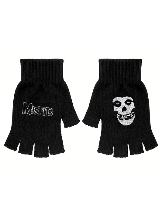 Misfits Logo & Fiend Fingerless Gloves