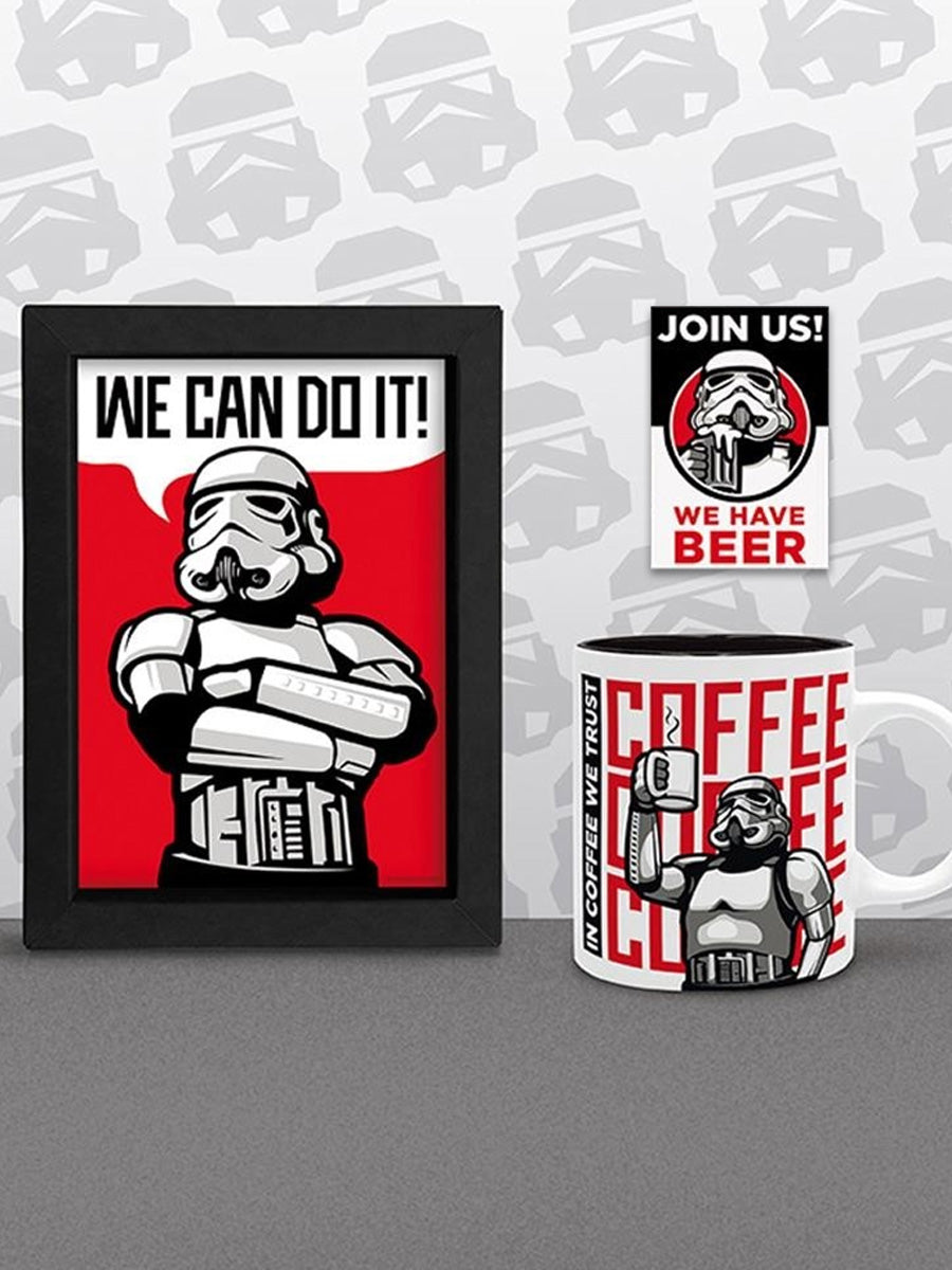 Original Stormtrooper A4 Framed Print & Mug Gift Set