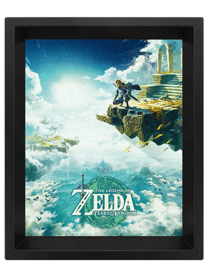 The Legend Of Zelda: Tears Of The Kingdom (Hyrule Skies) Framed 3D Lenticular Poster